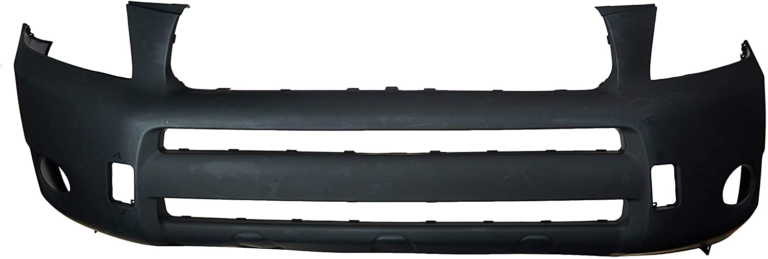 TOYOTA RAV4 2006-2012 — FRONT BUMPER PRIMED; W/O FLARE HOLES; FOR BASE AND LIMITED MODELS 2006-2008