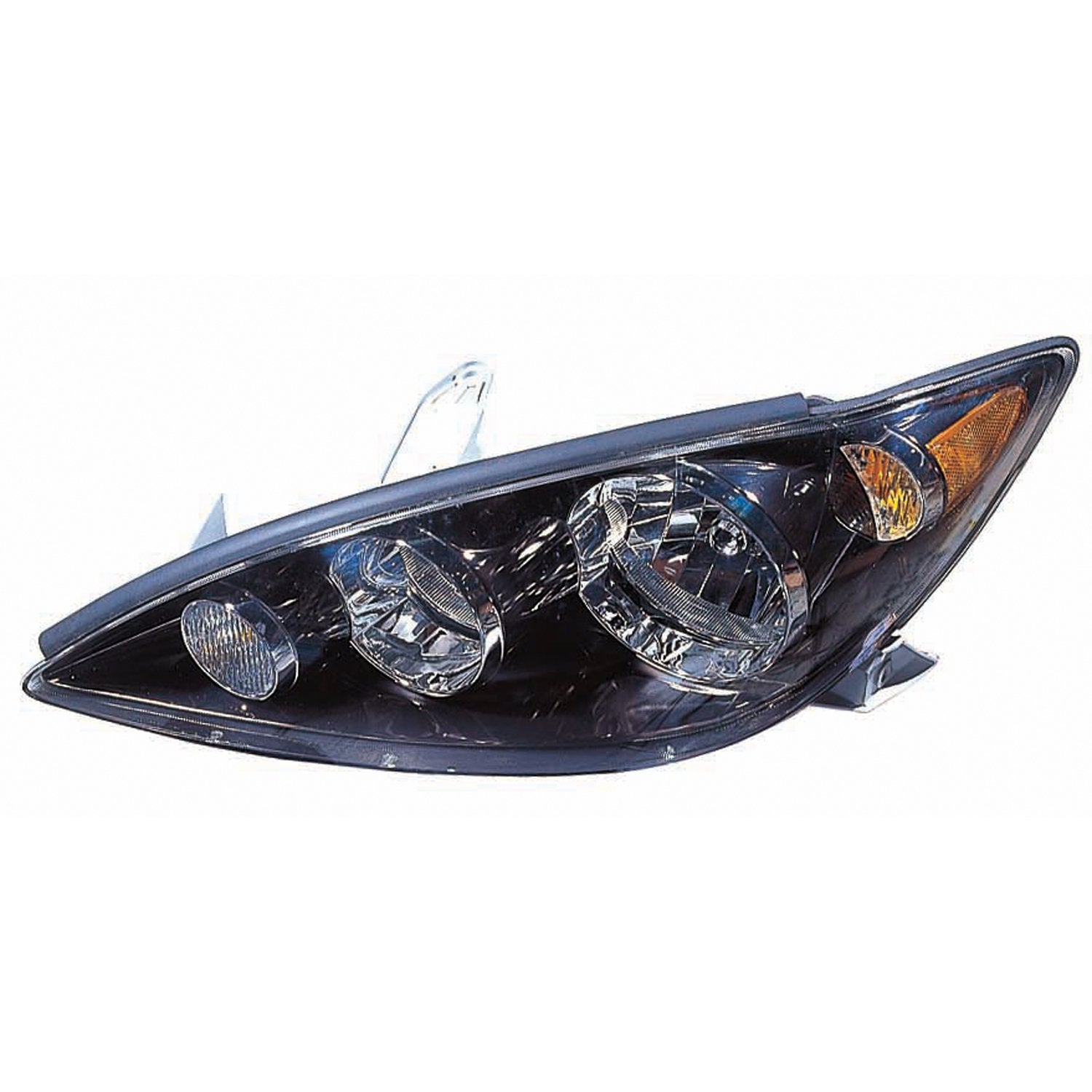 TOYOTA CAMRY 2002-2006 — HEAD LAMP LH; BLACK; USA BUILT; FOR SE MODEL 2005-2006