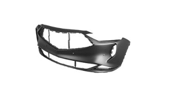 ACURA MDX 2022-2024 — FRONT BUMPER PRIMED; W/ SENSORS; EXCTYPE S; 2022-2024 CAPA