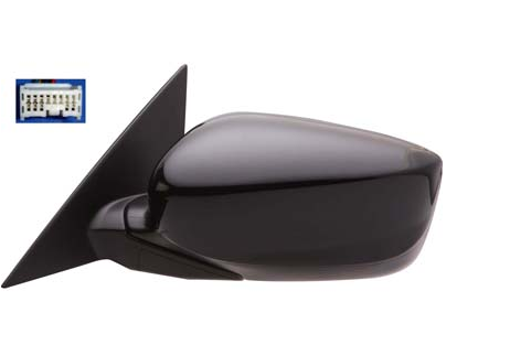 ACURA ILX 2013-2018 — DOOR MIRROR LH ; POWER/HEATED/FOLDING; ILX 2013-2017 / ILX HYBRID 2013-2015