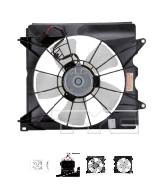 ACURA TSX 2009-2014 — ENGINE COOLING FAN; 2.4L; SEDAN 09-14; WAGON 11-14 (OE 19015-RL5-A01)