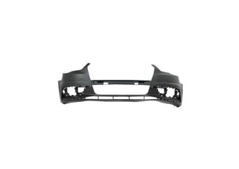AUDI A3 2015-2020 — FRONT BUMPER PRIMED; W/O SENSORS & WASHERS(HOLES SHUT) & S-LINE; A3/QUATTRO 2015-2016