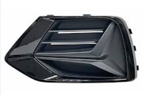 AUDI Q3 2019-2025 — FRONT BUMPER GRILLE LH; TEXTURED/GLOSS BLACK; W/O S-LINE; 2019-2024
