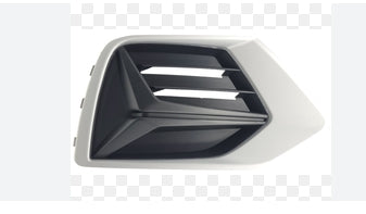 AUDI Q3 2019-2025 — FRONT BUMPER GRILLE RH; PAINTED-GRAY/TEXTURED-BLACK; W/O S-LINE; 2019-2024