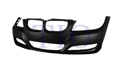 BMW 3 SERIES 2006-2011 — FRONT BUMPER PRIMED ; W/O M-PKG/SENSOR HOLES/H.L WASHER HOLES; SEDAN 09-11 /WAGON 09-12