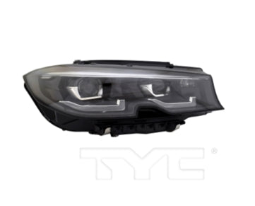 BMW 3 SERIES 2019-2025 — LED HEAD LIGHT RH; W/ ADAPTIVE; W/O LOGO; 330e 20-22/xDrive 21-22; 330i/xDrive 19-22 (63115A243A4)