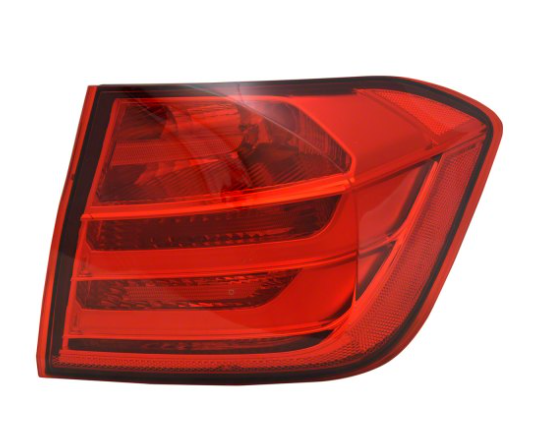 BMW 3 SERIES 2012-2018 — OUTER TAIL LIGHT RH; INCLUDES HYB; SEDAN 2012-2015; M3 2015