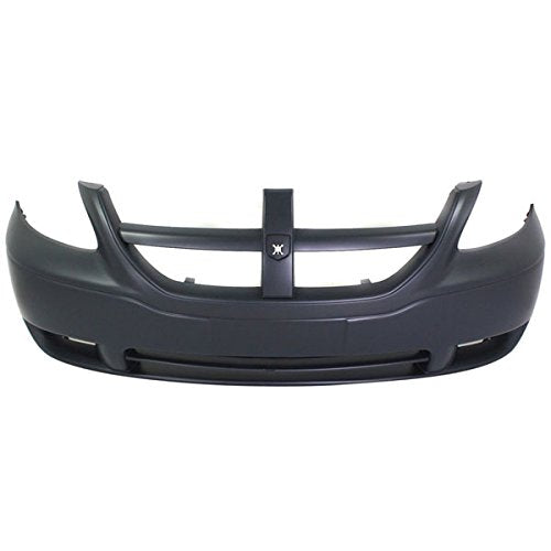 DODGE CARAVAN 2001-2007 — FRONT BUMPER PRIMED; W/O FOG LAMP HOLE; CARAVAN 2005-2007