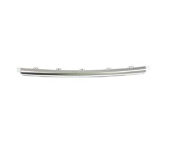 JEEP GRAND CHEROKEE 2022-2025 — FRONT CENTER BUMPER MOLDING; SATIN CHROME; EXC OVERLAND/TRAILHAWK/30TH ANNIVERSARY; 2022-2025