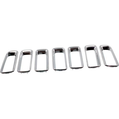 JEEP COMPASS_MK 2011-2016 — GRILLE MOLDING; CHROME; 7 PIECE SET; COMPASS_MK 11-16/CLASSIC 2017