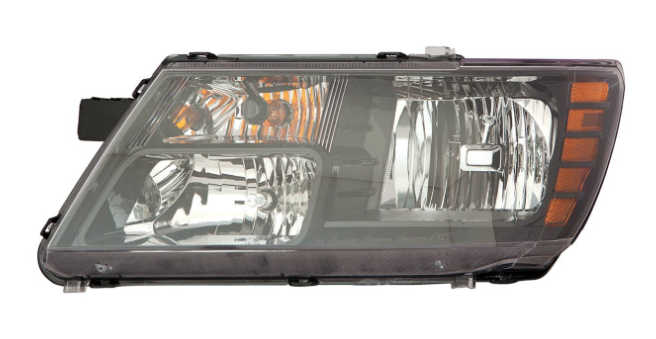 DODGE JOURNEY 2009-2020 — HEADLIGHT LH; BLACK TRIM; JOURNEY 2014-2020