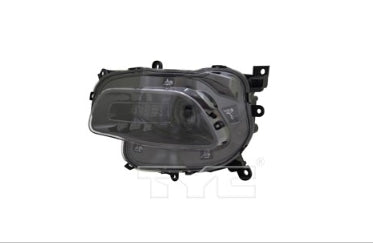 JEEP CHEROKEE 2014-2018 — HALOGEN HEAD LIGHT LH; BLACK BEZEL; CHEROKEE 2016-2018