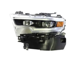 RAM RAM PICKUP-RAM 2019-2025 — LED HEADLIGHT LH; CHROME BEZEL; PROJECTOR TYPE; 1500 2019-2024 (68316085AH)