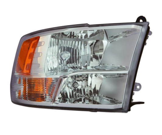RAM RAM PICKUP-RAM 2011-2018 — HEAD LAMP HALOGEN RH; W/O DRL; PU-RAM-15-3500 13-18/45-5500 12-18/CLASSIC 19-24 CAPA