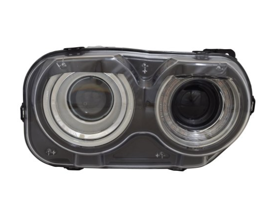 DODGE CHALLENGER 2011-2023 — HALOGEN HEADLIGHT RH; W/O AIR INTAKE; CHALLENGER 2015-2023