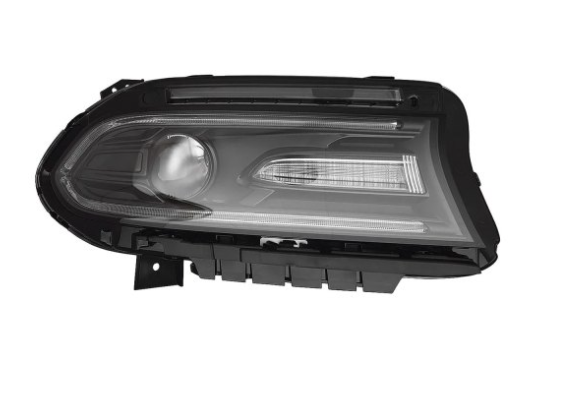 DODGE CHARGER 2015-2023 — HID HEADLIGHT RH; W/O LOGO; PROJECTOR TYPE; CODE LPQ; 2015-2018
