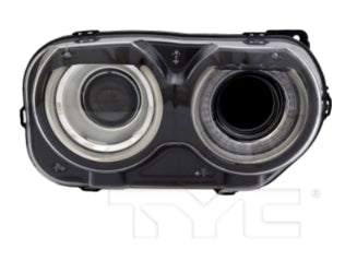 DODGE CHALLENGER 2011-2023 — HALOGEN HEADLIGHT RH; W/ ILLUMINATION/AIR INTAKE; 2015-2023 (68378878AB)