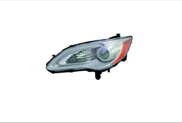 CHRYSLER 200 2011-2014 — HEAD LAMP HALOGEN LH; CHROME; 200 SEDAN/CONVERTIBLE 2011-2014 ( EXCEPT S )