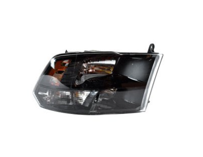 RAM RAM PICKUP-RAM 2011-2018 — HALOGEN HEADLIGHT RH; STANDARD; BLACK BEZEL; PU-RAM-1500 15-18; 25-3500 13-18; CLASSIC 19-24 CAPA