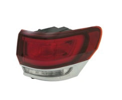 JEEP GRAND CHEROKEE 2011-2021 — OUTER LED TAIL LIGHT RH; CHROME TRIM; LAREDO/LIMITED/SUMMIT/OVERLAND; 2020-2021/WK 2022