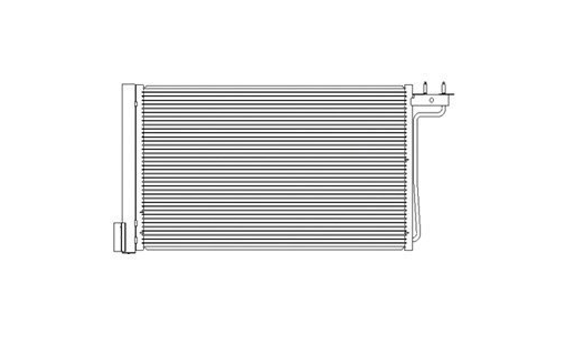 FORD FOCUS 2012-2018 — CONDENSER FOR 2.0L FOCUS & FOCUS ELECTRIC 2015-2018