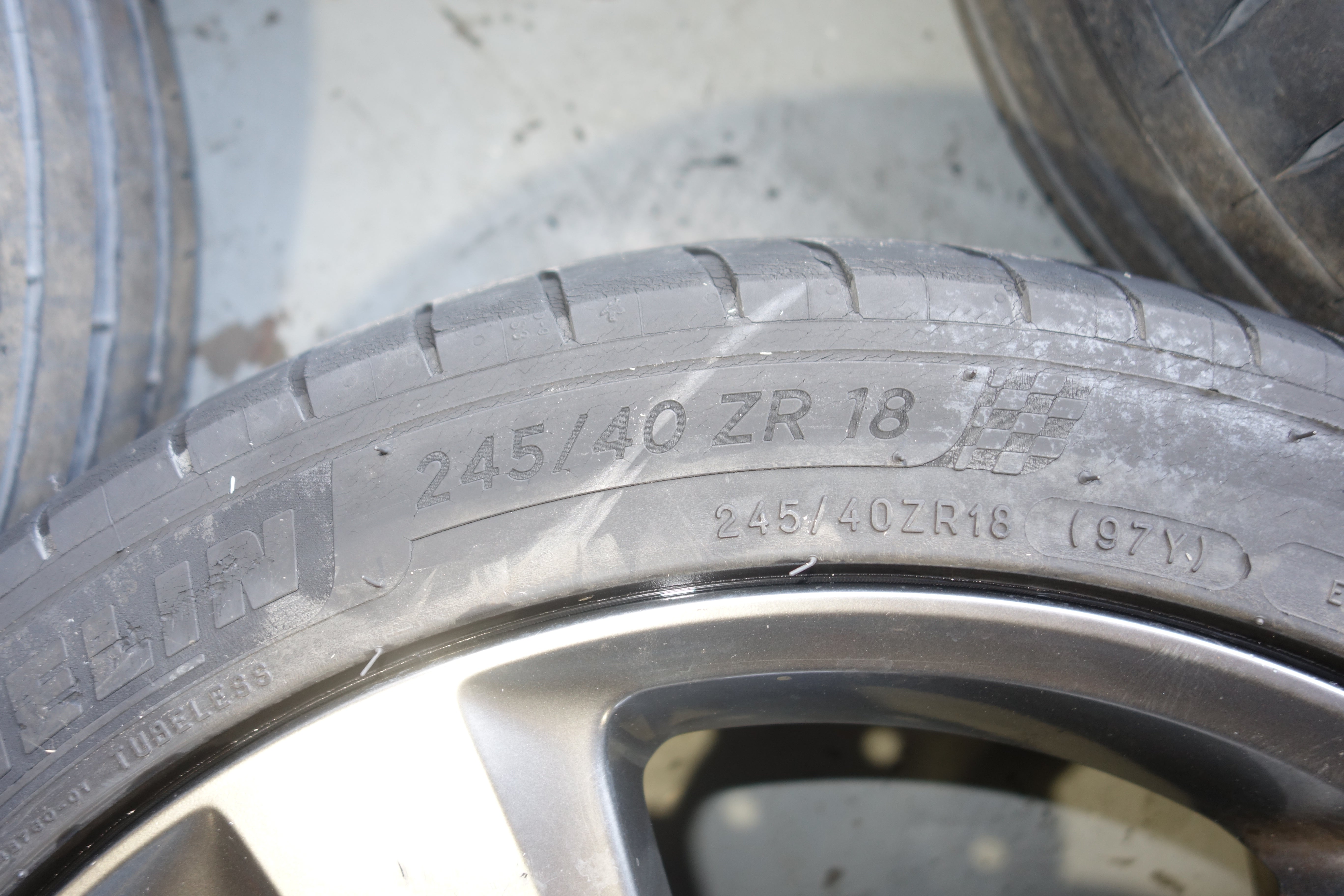 JDM Subaru WRX STI GRB OEM 5x114.3 18x8.5 +55 Lightweight Alloy Wheels with Tires 245/40R18