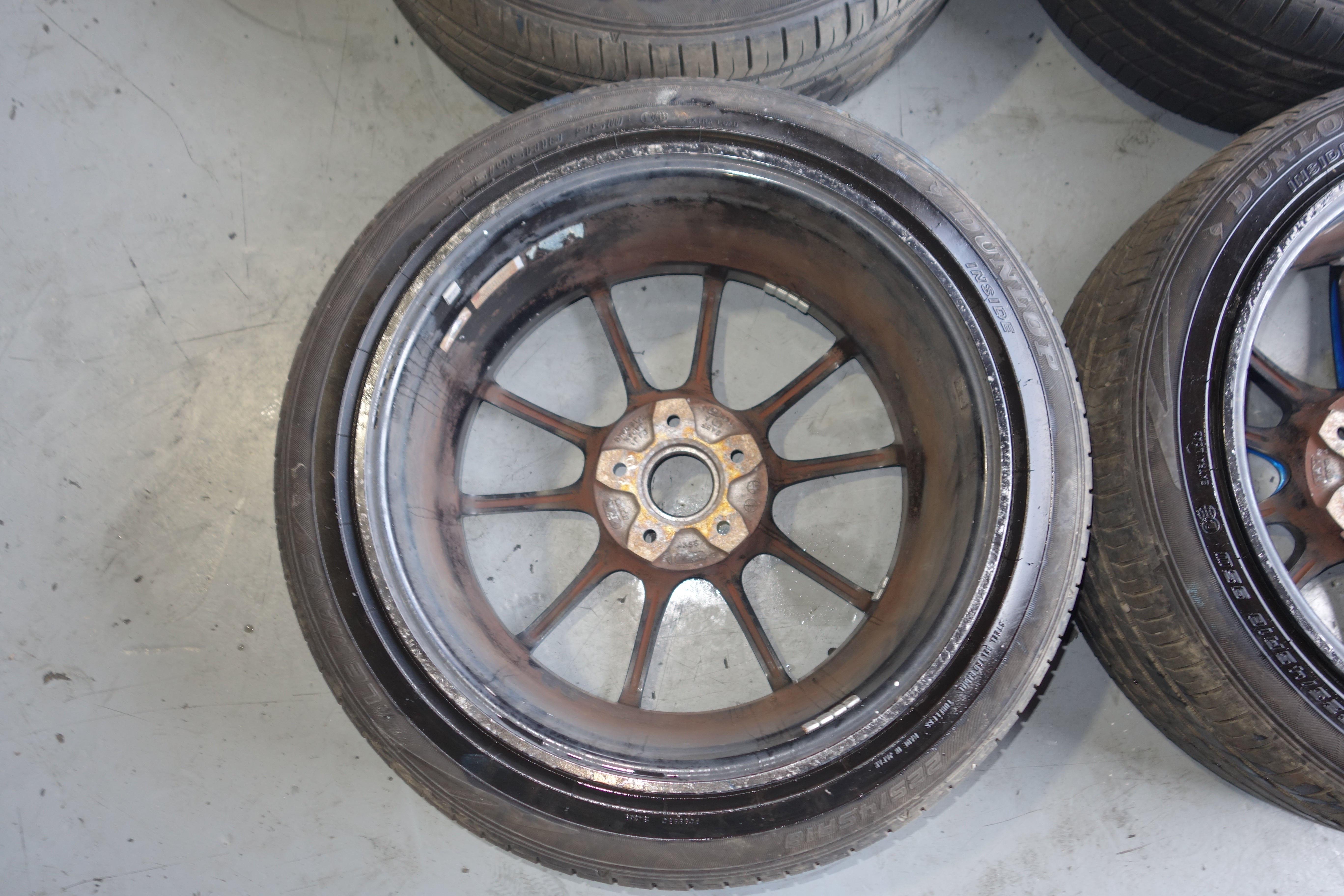 JDM WedsSport SA-55M 18x8.5 +50 5x114.3 BBM Lightweight JDM Alloy Wheels w/ 225/45R18 Tires Set