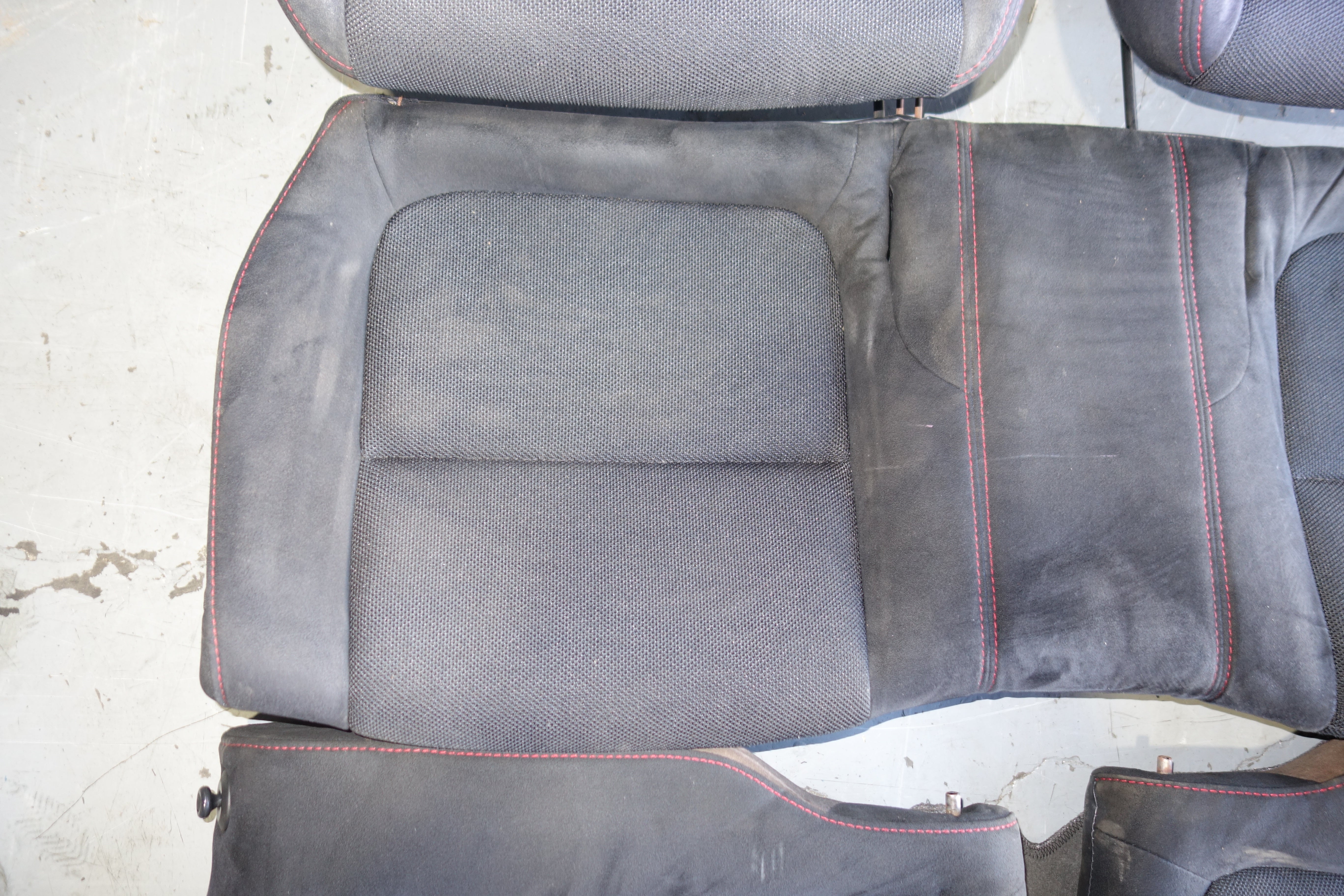 JDM Honda Integra Type R DC2 OEM Seat Set Front & Rear Black Suede 2-Door 1994–2001
