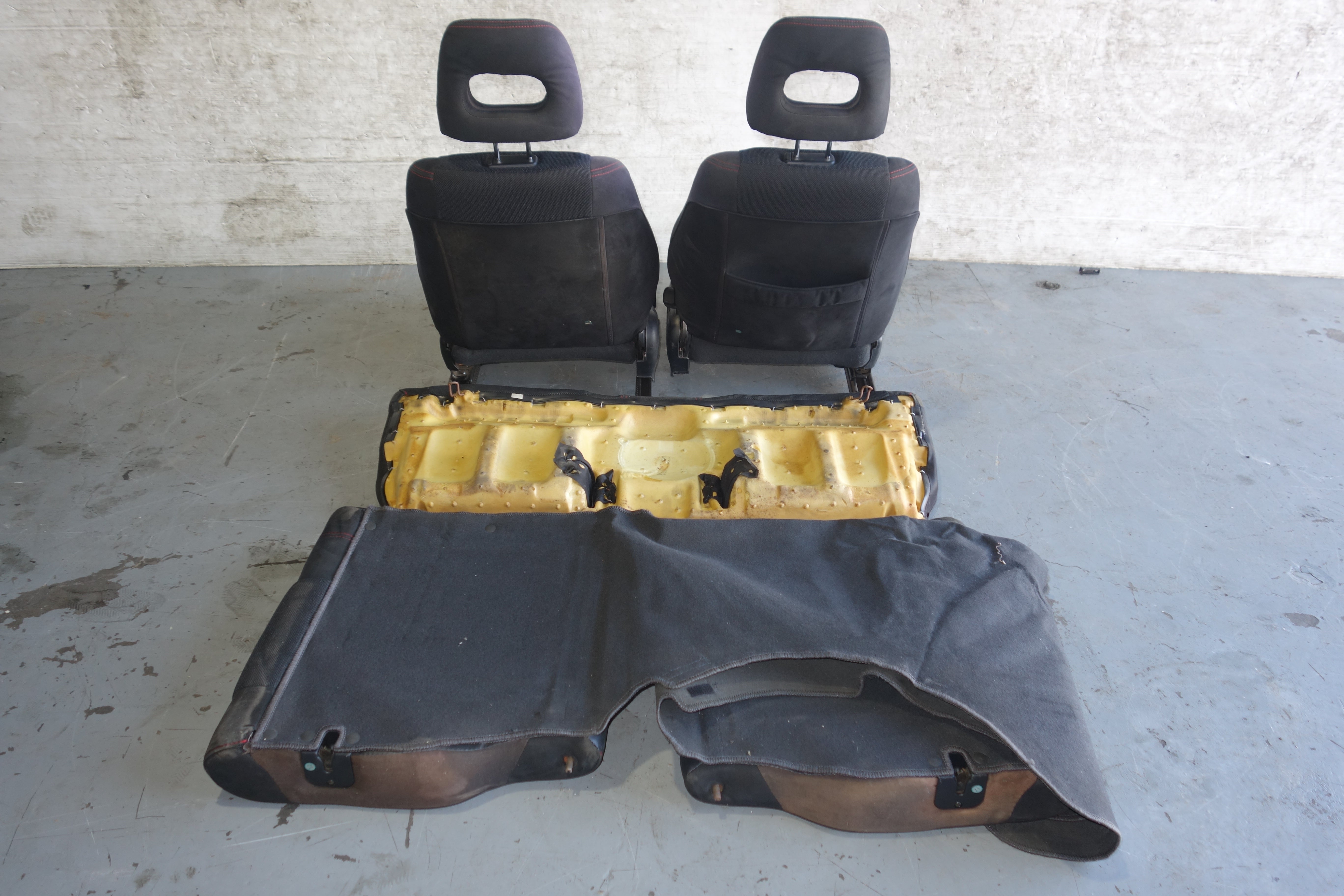 JDM Honda Integra Type R DC2 OEM Seat Set Front & Rear Black Suede 2-Door 1994–2001