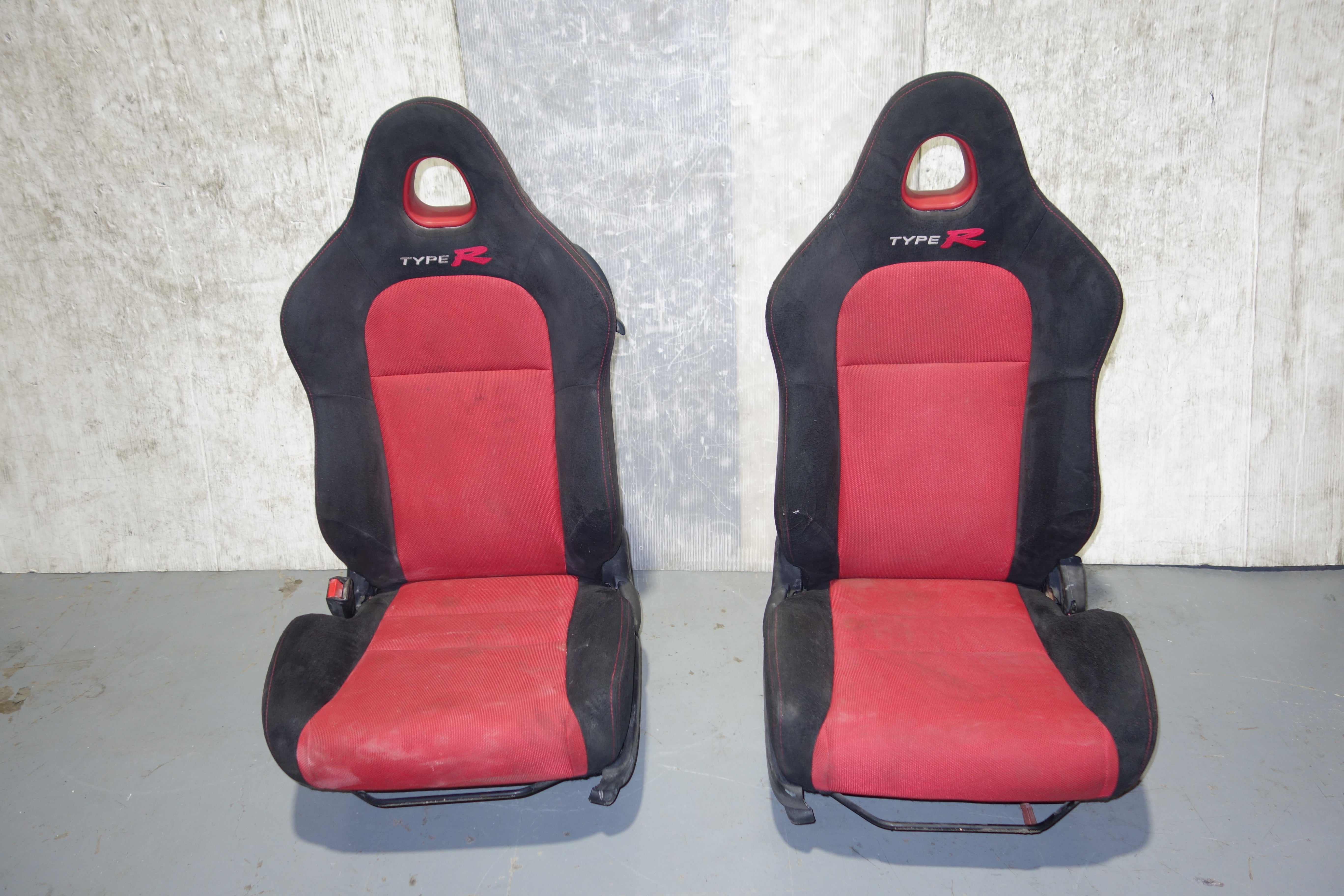 JDM Honda Civic Type R EP3 Facelift OEM Front Seats Red Black Type R 2004–2005