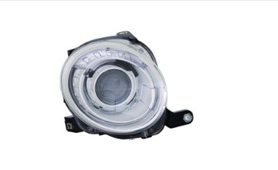 FIAT FIAT 500 — HEADLIGHT LH; W/O LOGO/BLACK TRIM; FOR HATCHBACK/CONVERTIBLE; 500_(FIAT) 2012-2018