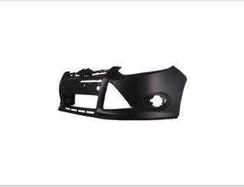 FORD FOCUS 2012-2018 — FRONT BUMPER PRIMED; CUT FOR USE SENSOR; SEDAN/HBACK 2012-2014 (EXC ST/ELECTRIC) CAPA