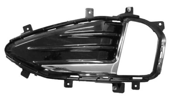 FORD EDGE 2019-2024 — FOG LIGHT BEZEL LH; BLACK/CHROME;FOR SE/SEL/TITANIUM; EDGE 2019-2024 ( EXC ELITE )
