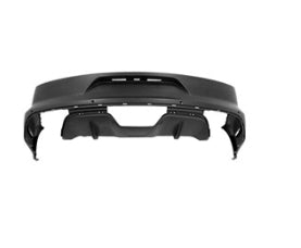 FORD MUSTANG 2015-2017 — REAR BUMPER PRIMED; USE W/ SEPARATE VALANCE; W/ SENSORS; EXC 5.2L; MUSTANG/GT 2015-2017 (FR3Z17K835BB)