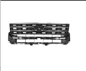 FORD EXPLORER 2016-2019 — GRILLE; FOUNDRY GRAY/CHROME MOLDINGS; BASE/XLT/LIMITED; 2016-2017 (OE FB5Z8200AC)