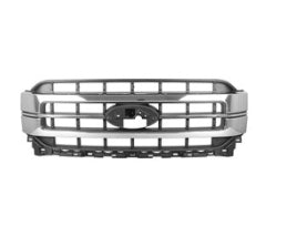 FORD PICKUP F150 2021-2023 — GRILLE; 2-MAIN BAR CHROME/BLACK ACCENT; FOR LARIAT; 2021-2023 (OE ML3Z8200EA)