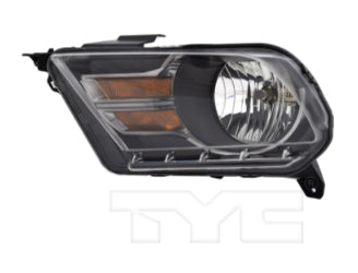 FORD MUSTANG 2010-2012 — HALOGEN HEADLIGHT LH; FOR GT/BOSS/CALIFORNIA EDITION; MUSTANG/GT 2010-2014 CAPA