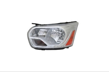 FORD TRANSIT VAN 2015-2019 — HALOGEN HEADLIGHT LH; CHROME; TRANSIT VAN 2015-09/02/2015 CAPA