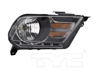 FORD MUSTANG 2010-2012 — HALOGEN HEADLIGHT RH; FOR GT/BOSS/CALIFORNIA EDITION; MUSTANG/GT 2010-2014 CAPA