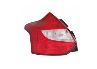 FORD FOCUS 2012-2018 — TAIL LIGHT LH; W/O RS PKG; FOR SE/SEL/TITANIUM; HBACK 2012-2014 CAPA