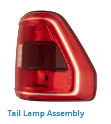 FORD PICKUP F150 2021-2023 — HALOGNEN TAIL LAMP LH; W/ BSD; W/O ON-BOARD SCALES; 2021-2023 (ML3Z13405C)