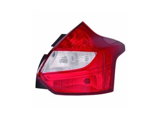 FORD FOCUS 2012-2018 — TAIL LIGHT RH; W/O RS PACKAGE; FOR SE/SEL/TITANIUM; HATCHBACK 2012-2014 CAPA