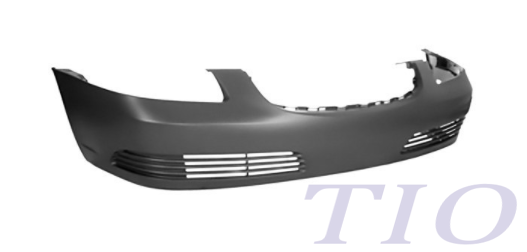 BUICK LUCERNE 2006-2011 — FRONT BUMPER PRIMED ; W/O MOLDING GROOVES/FOG LAMP HOLES; LUCERNE CX 06-11 & CXL 06-09