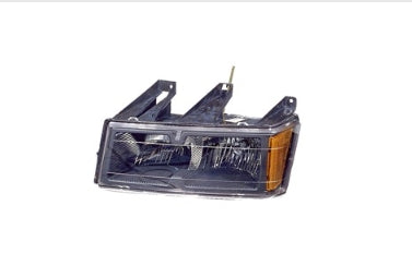 CHEVROLET COLORADO 2004-2012 — HEAD LAMP LH; BLACK BEZEL; W/O EXTREME-PKG; COLORADO/GMC CANYON BOTH 2004-2012
