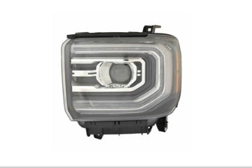 GMC SIERRA PICKUP 2014-2018 — LED HEADLIGHT LH; DENALI/SIERRA 1500 2016-2018; SIERRA 1500 LIMITED 2019