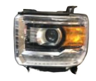 CHEVROLET SILVERADO PICKUP 2014-2018 — HEADLAMP LH; W/ LED; SILVERADO/SIERRA 25_3500 HD; 2016-2019