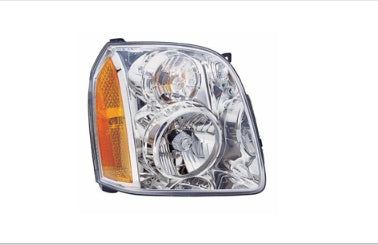 GMC YUKON 2007-2014 — HEAD LIGHT RH; CHROME; YUKON/XL 07-14; HYB 08-13 ( EXCEPT DENALI ) CAPA