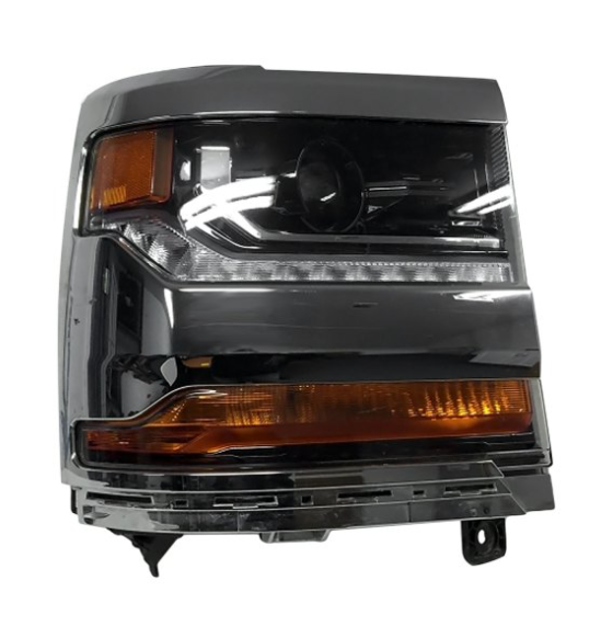 CHEVROLET SILVERADO PICKUP 2014-2018 — HID HEADLIGHT RH; CHROME BEZEL; SILVERADO 1500 2016-2019 (84005965)