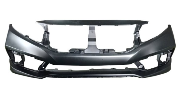 HONDA CIVIC 2016-2021 — FRONT BUMPER PRIMED; USA/CANADA BUILT; SEDAN/COUPE 2019-2021 ( EXCEPT SI ) CAPA