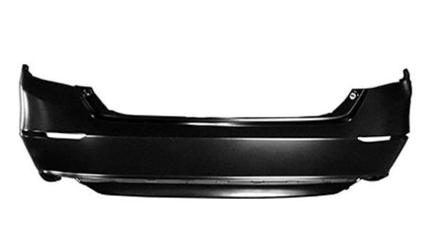 HONDA ACCORD 2018-2022 — REAR BUMPER PRIMED; FITS CHROME-MOLDINGS; W/O SENSORS; FOR EX/EX-L; SEDAN/HYB 2018-2022 CAPA